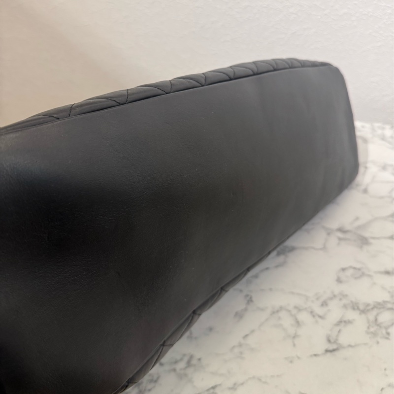 Ysl 黑荔枝黑logo機場包 Rosa同款✨✨-9