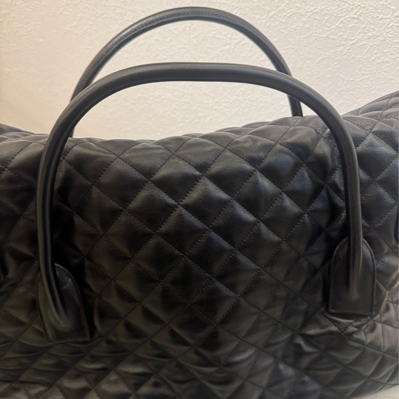 Ysl 黑荔枝黑logo機場包 Rosa同款✨✨-12