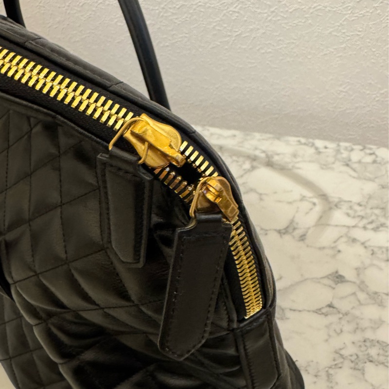 Ysl 黑荔枝黑logo機場包 Rosa同款✨✨-17