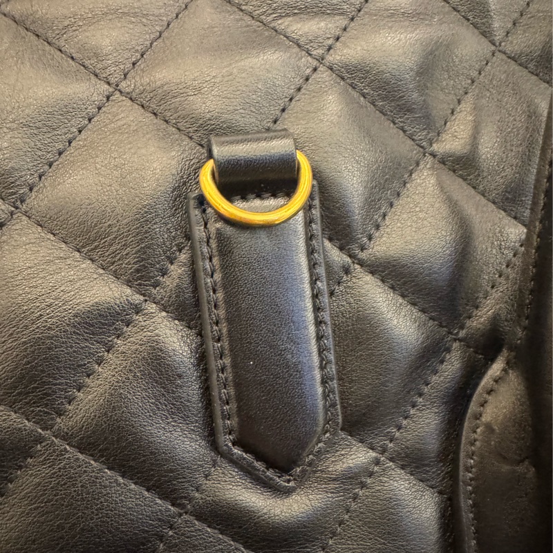 Ysl 黑荔枝黑logo機場包 Rosa同款✨✨-30