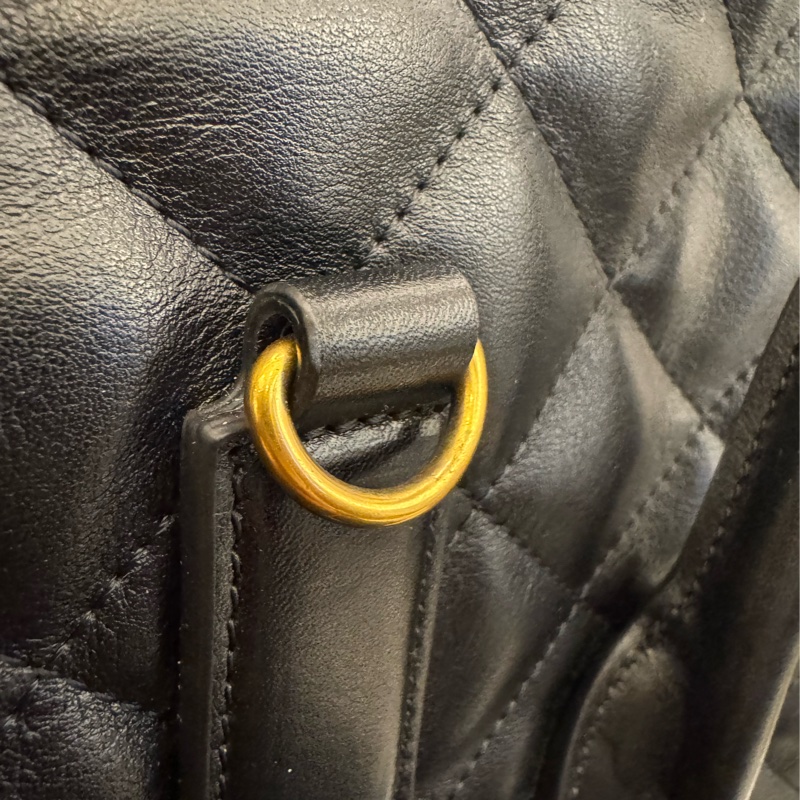 Ysl 黑荔枝黑logo機場包 Rosa同款✨✨-31