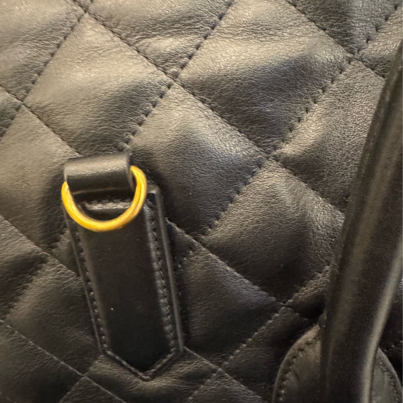 Ysl 黑荔枝黑logo機場包 Rosa同款✨✨-32