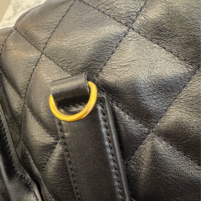 Ysl 黑荔枝黑logo機場包 Rosa同款✨✨-34