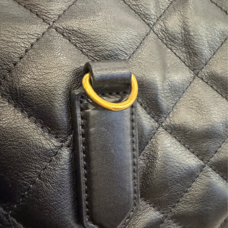 Ysl 黑荔枝黑logo機場包 Rosa同款✨✨-35