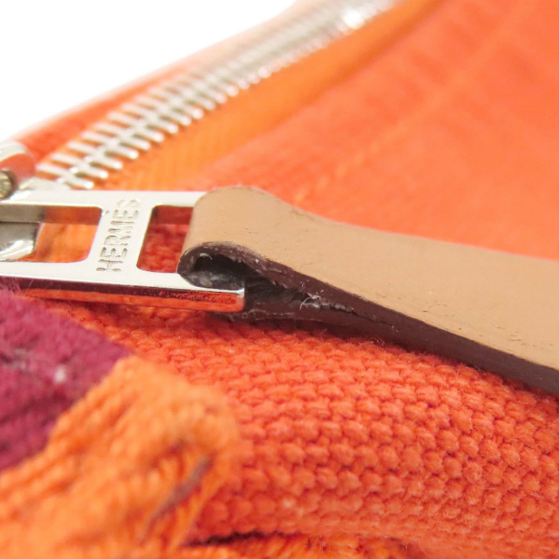 愛馬仕新娘款黑色GM帆布女包-10