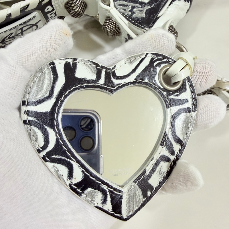 ®️巴黎世家 LeCagole 塗鴉款 腋下包/側背包-16