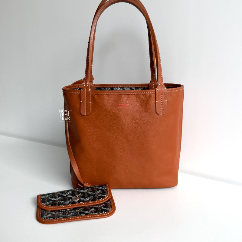 99新🆕Goyard 戈雅 mini tote bag 黑棕-5