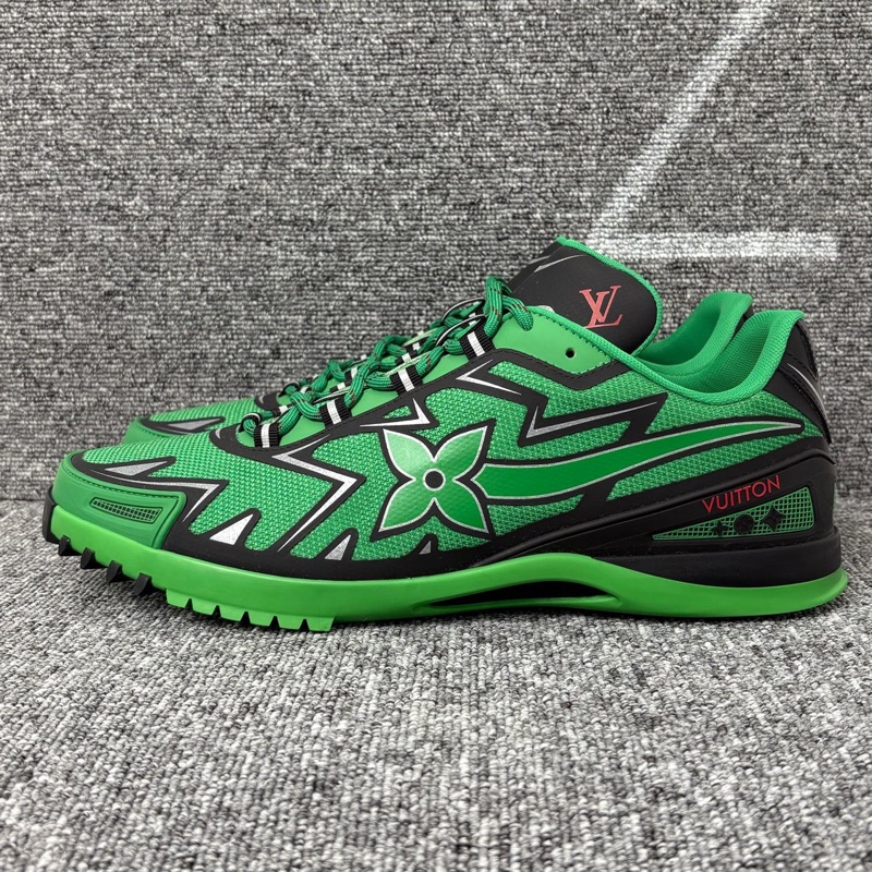 LV 路易威登 黑綠色太陽花運動鞋43 碼-0