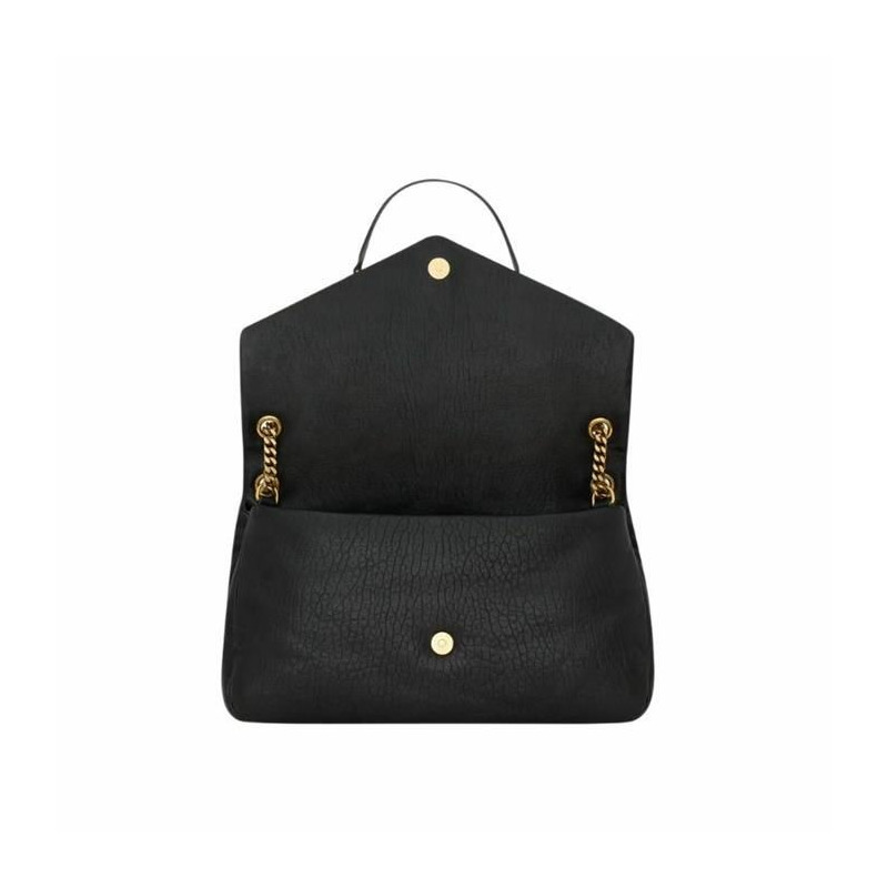 SAINT LAURENT Saint Laurent Grain De Poudre 小羊皮 Calypso 大號包 777399AACYT1000-4