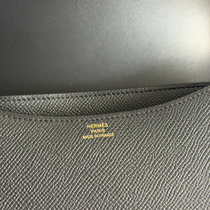 99新🆕Hermès愛馬仕 Mini Constance 黑色銀釦-16