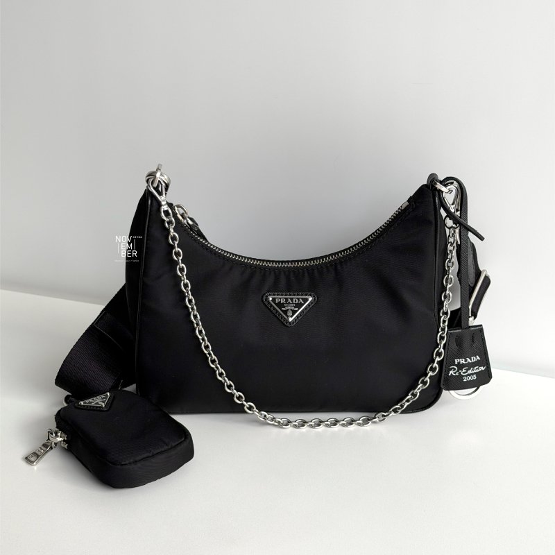 閒置新✨ Prada 普拉達 三合一 Hobo-0