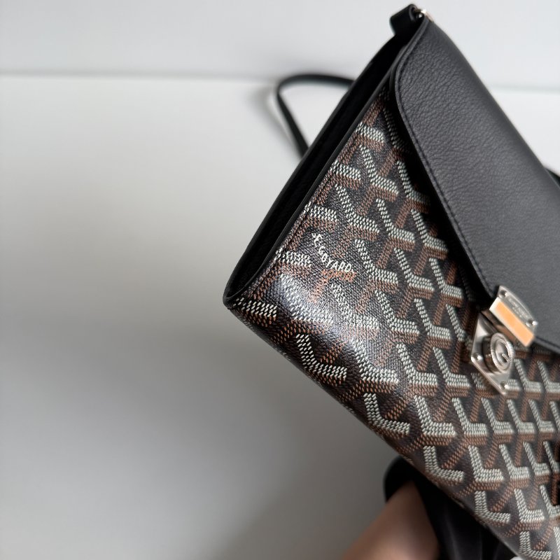 98新🫰🏻Goyred 戈雅 新款信封包 黑色-7