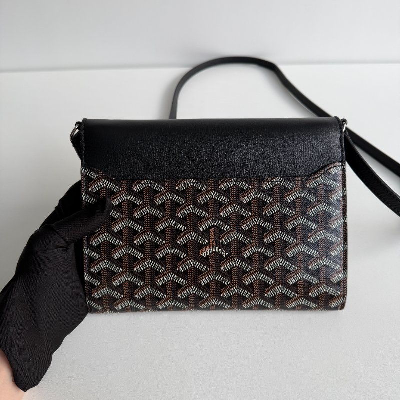 98新🫰🏻Goyred 戈雅 新款信封包 黑色-16