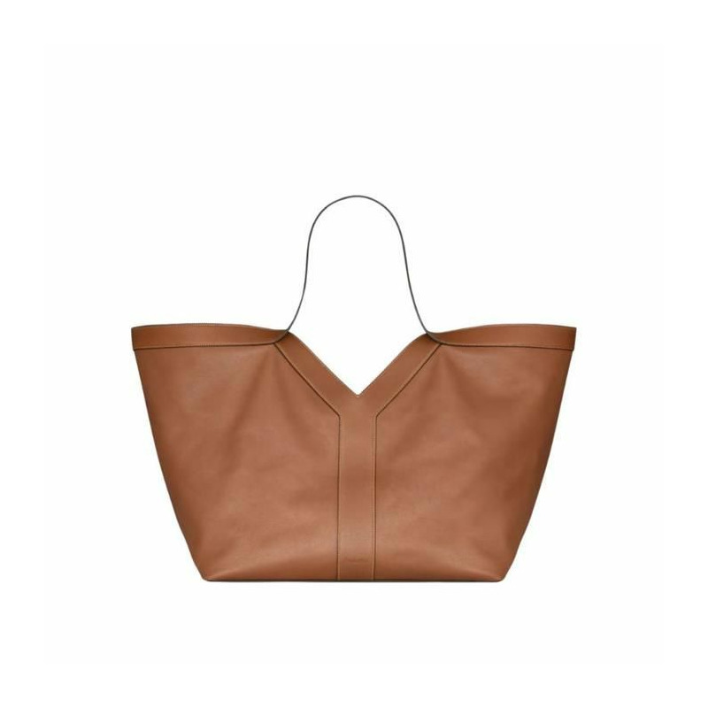 SAINT LAURENT 皮革 Y 型手提包 817602AAEC36359-0