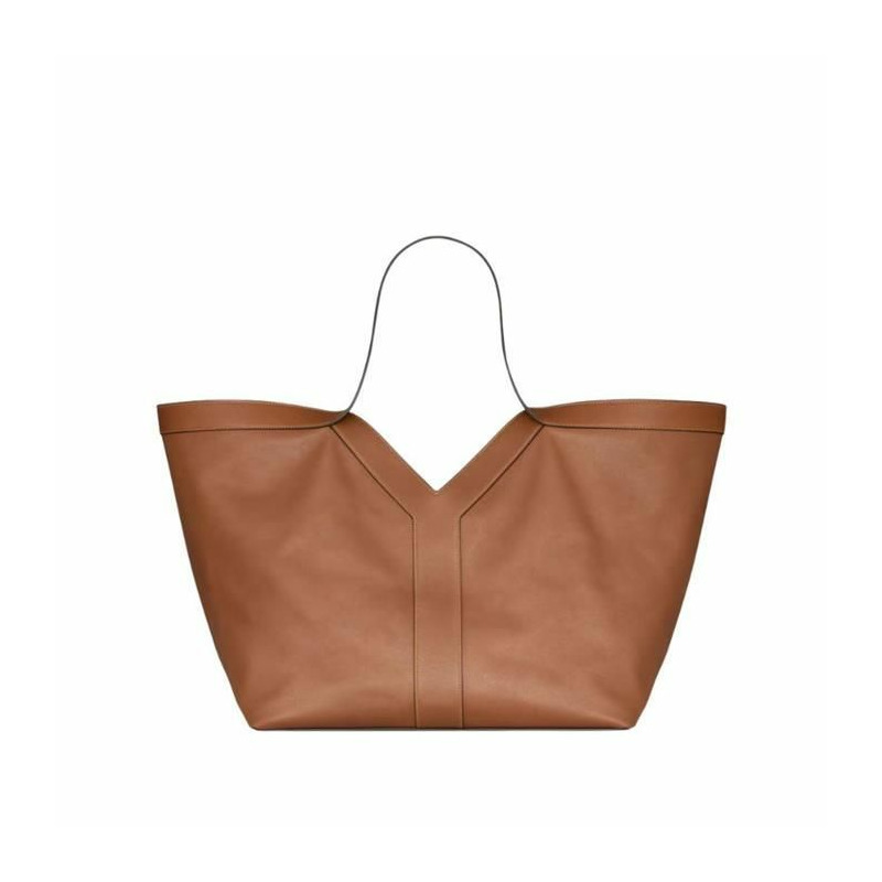 SAINT LAURENT 皮革 Y 型手提包 817602AAEC36359-2