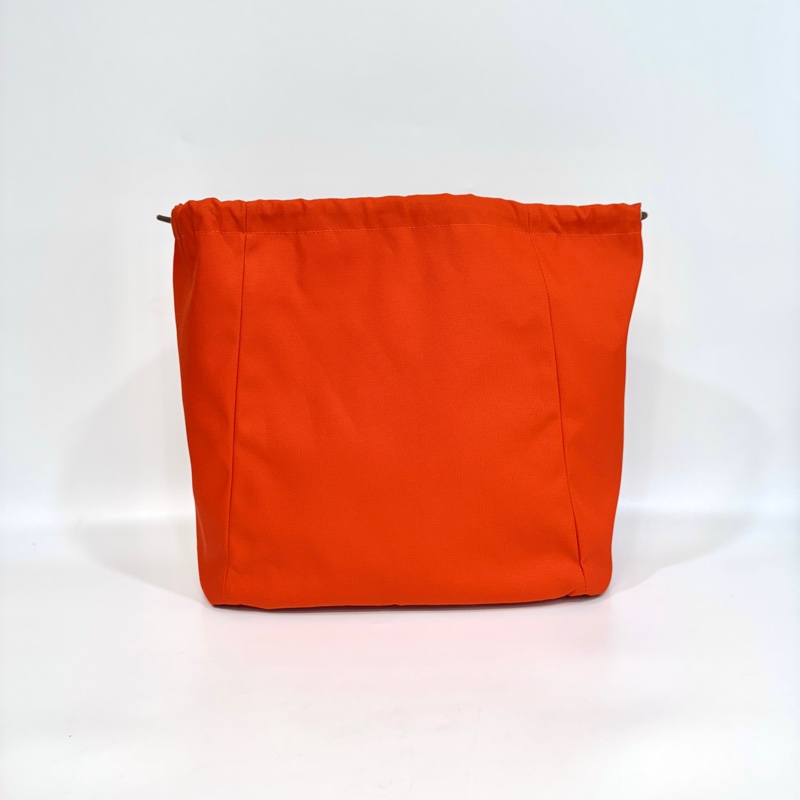 🤎愛馬仕馬術包HERMES海軍藍帆布THE Grooming火橘色內裡托特包H068312CKAB-13