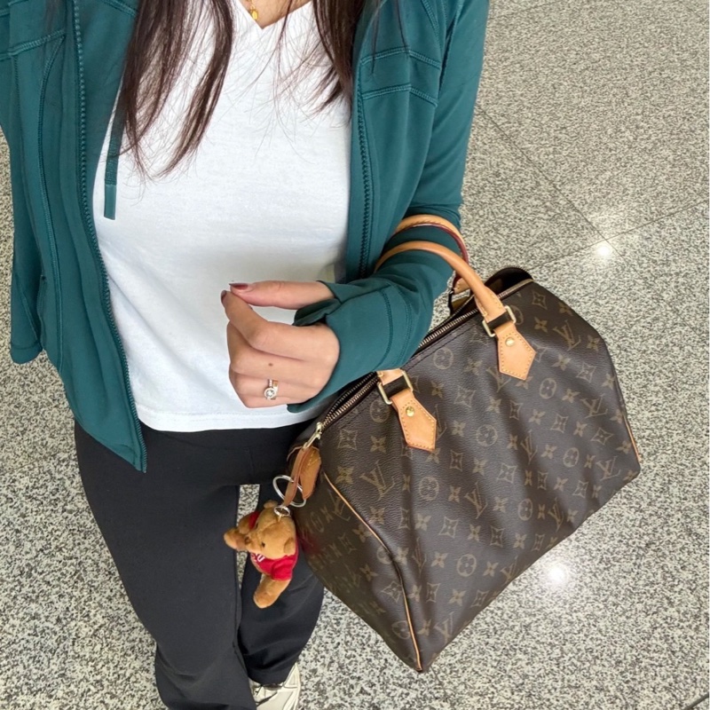 「JL精品代購」9新 LV speedy30手提款-1