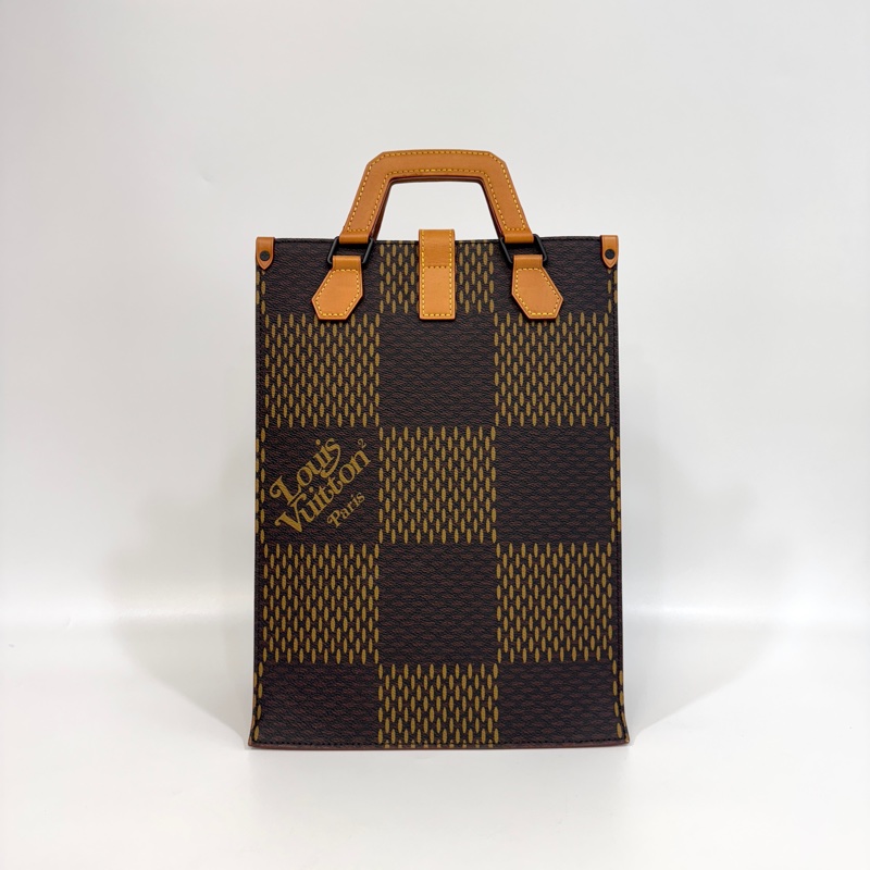 🩶路易威登限量款LV聯名Nigo Giant Damier手提側背托特包N40355-6