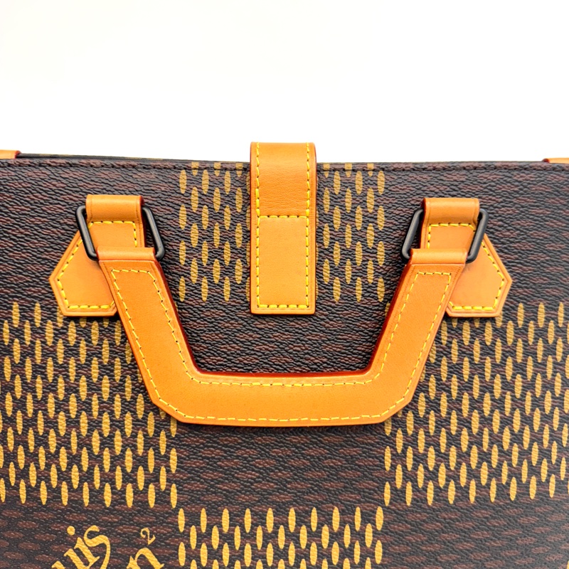 🩶路易威登限量款LV聯名Nigo Giant Damier手提側背托特包N40355-18