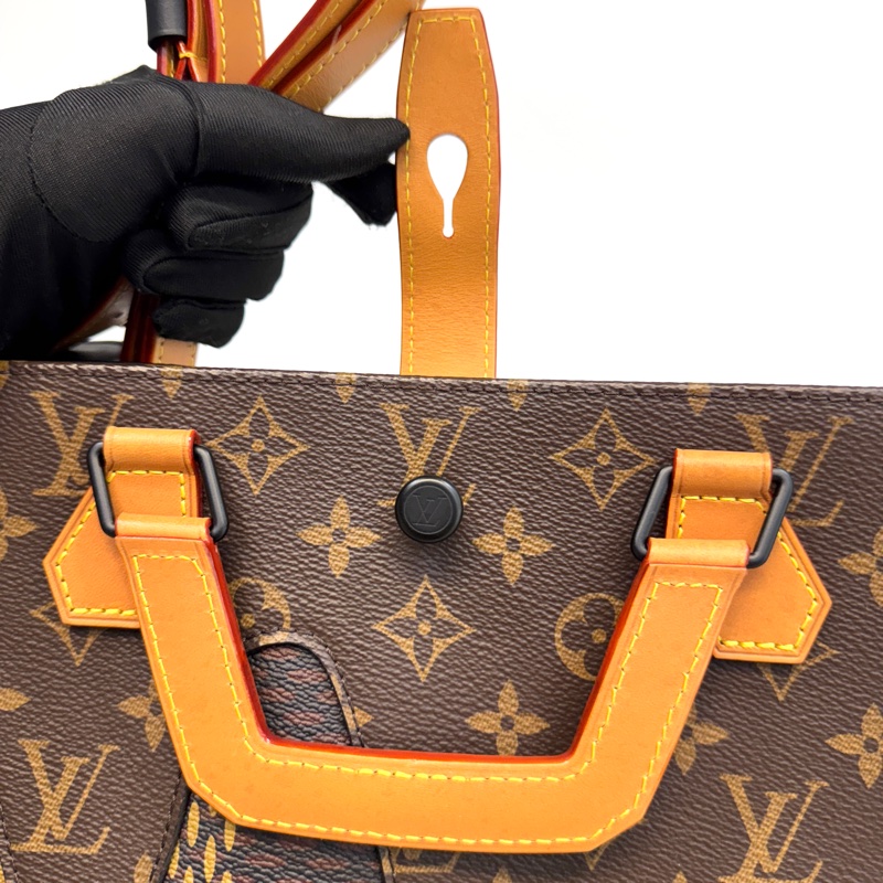 🩶路易威登限量款LV聯名Nigo Giant Damier手提側背托特包N40355-20