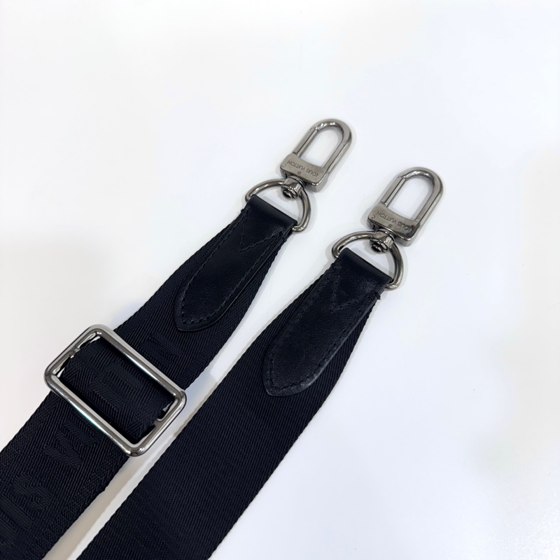 🖤路易威登黑武士LV黑灰原花銀釦Keepall 25手提斜背包M46271-27