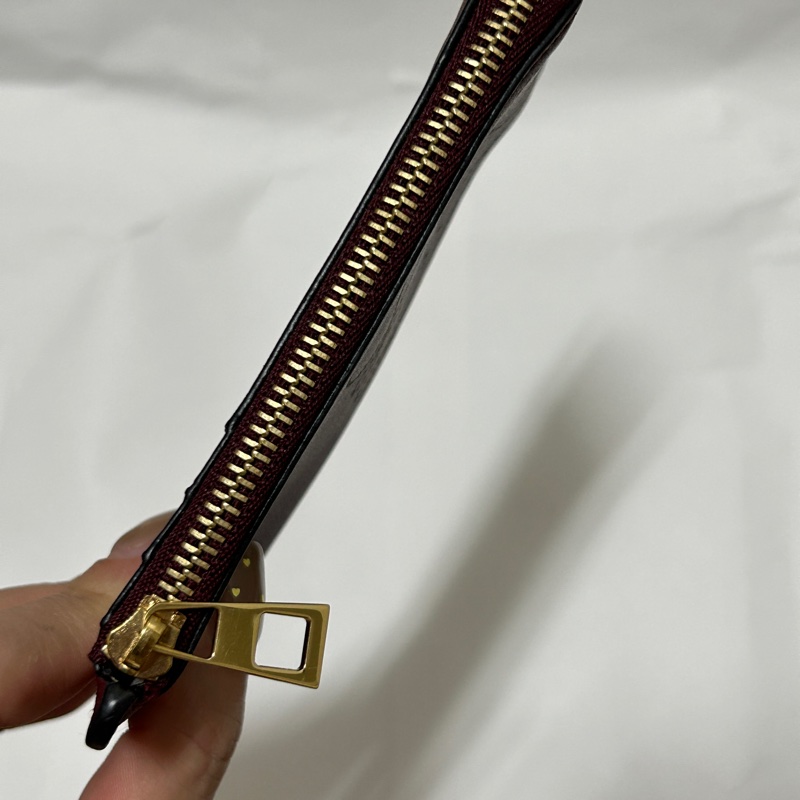 LOEWE 酒紅卡夾-14