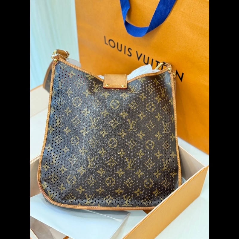 LV稀有鏤空老花伊芙琳斜挎包 肩帶可調節-4