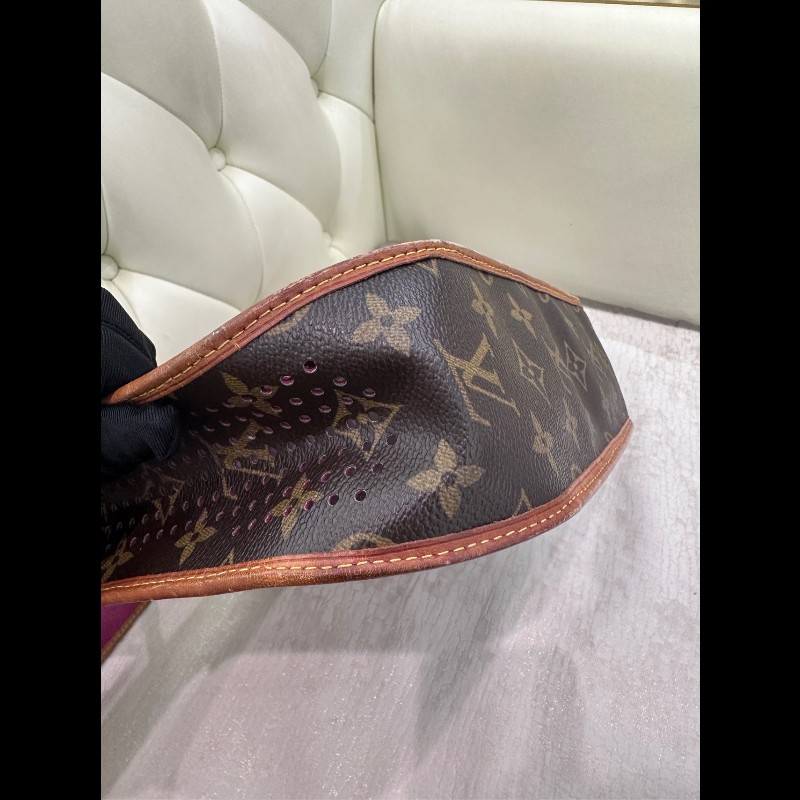 LV稀有鏤空老花伊芙琳斜挎包 肩帶可調節-14