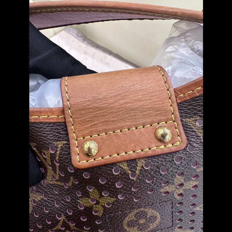 LV稀有鏤空老花伊芙琳斜挎包 肩帶可調節-19