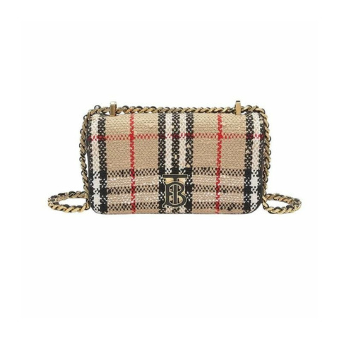 BURBERRY 復古格紋圈小號 Lola 包 8063080