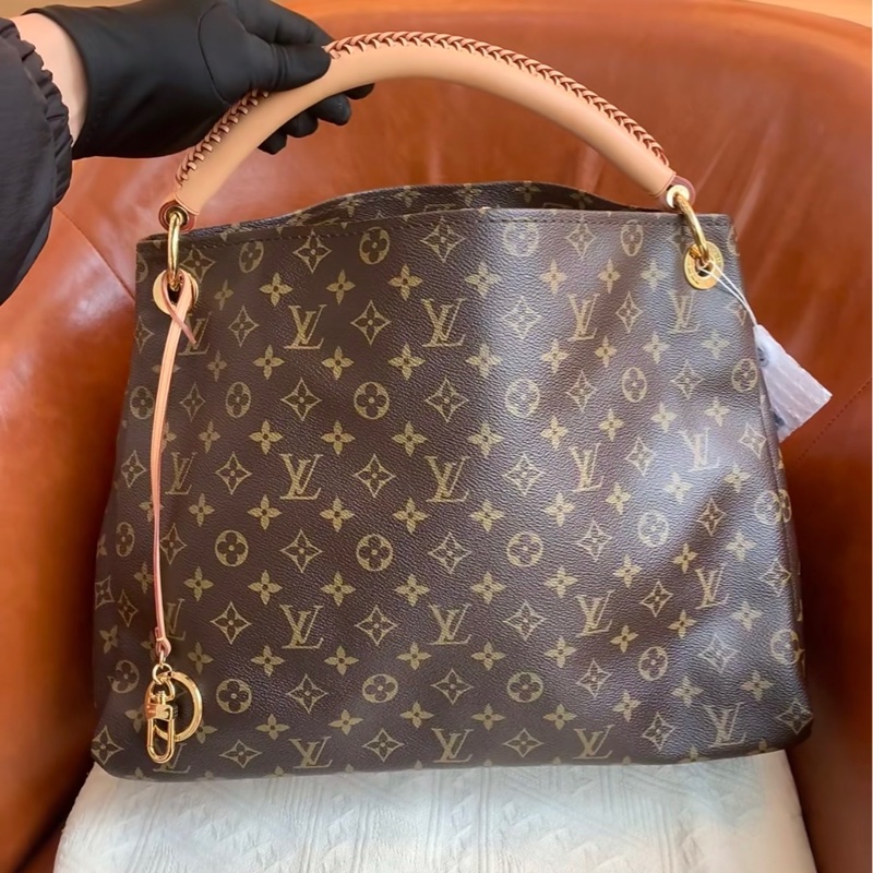 「JL精品代購」9新 LV 老花Artsy 中號-0