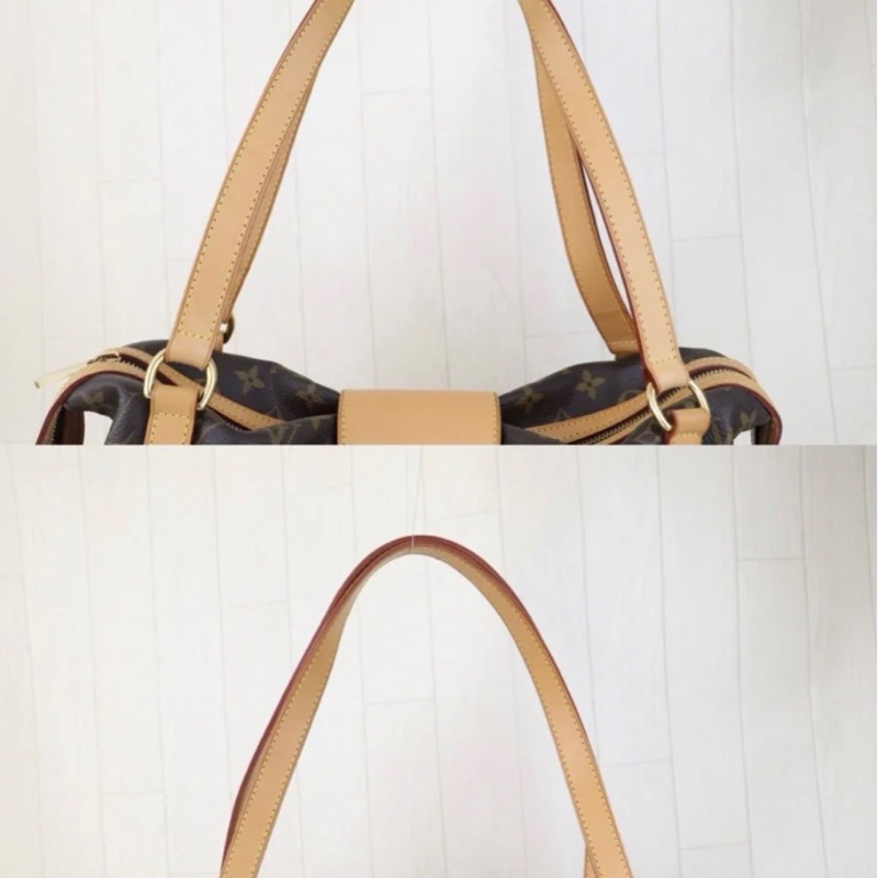 「JL精品代購」 98新 LV 老花 Stresa 肩背包-6