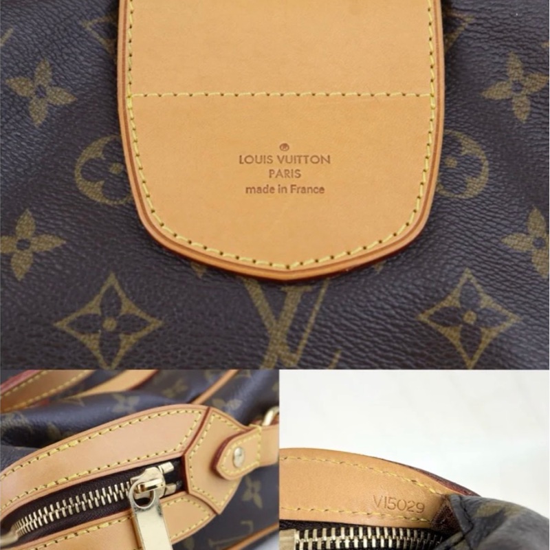 「JL精品代購」 98新 LV 老花 Stresa 肩背包-9