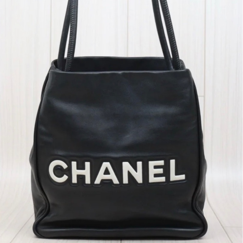 「JL精品代購」 9成新 Chanel 香奈兒 山茶花 雙面托特-3