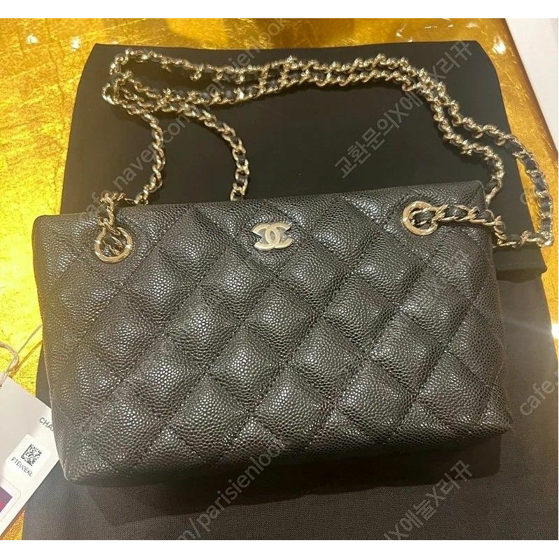 CHANEL Ap4423 Workshop Cruise 兩用單肩包/斜背包/迷你肩背包/Hobo包/黑色魚子醬迷你包-1