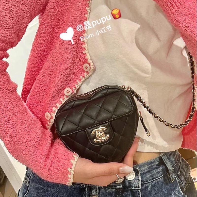 香奈兒 Chanel 愛心腰包-2