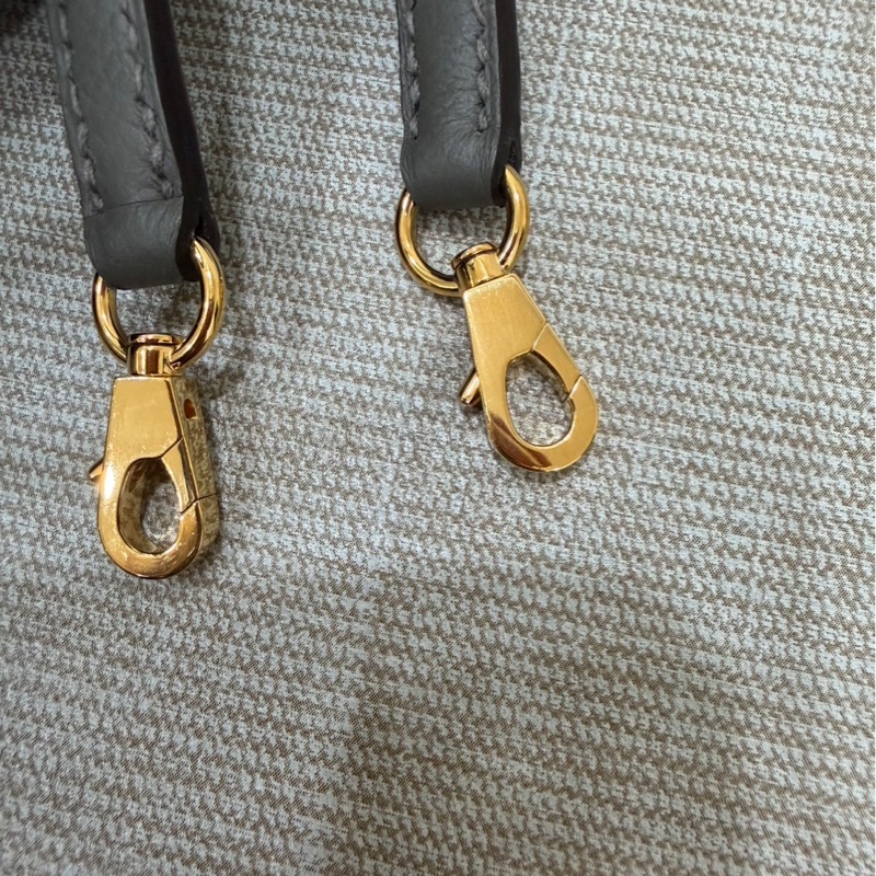 愛馬仕Hermes Mini bolide 積雨雲灰金 evercolor皮 金釦 K刻-26