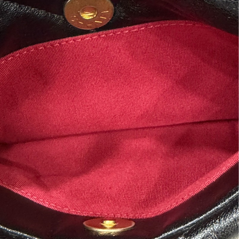 CHANEL 香奈兒 19系列 經典雙C LOGO菱格紋小羊皮三用金鍊包  黑色-26