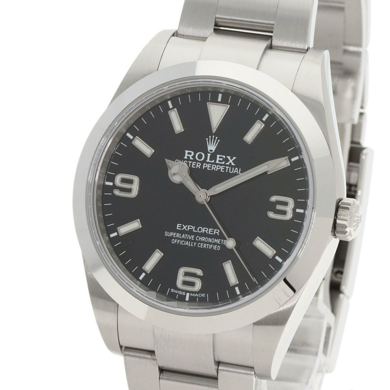 勞力士探險家1型後期款214270不鏽鋼男士腕錶-2