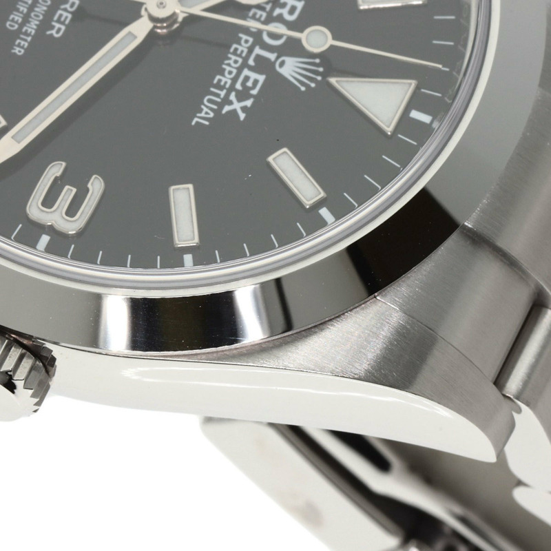 勞力士探險家1型後期款214270不鏽鋼男士腕錶-12