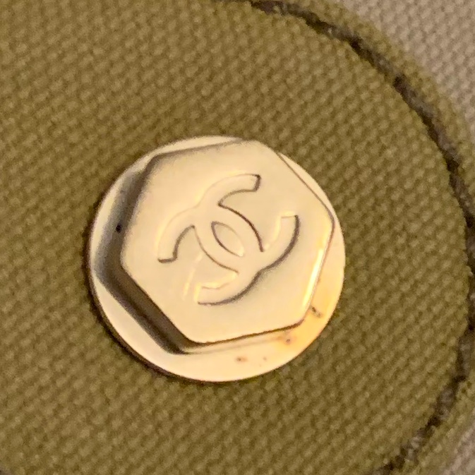 Chanel 棉花糖雙色CC標誌帆布手提包 托特包l vintage bag-36