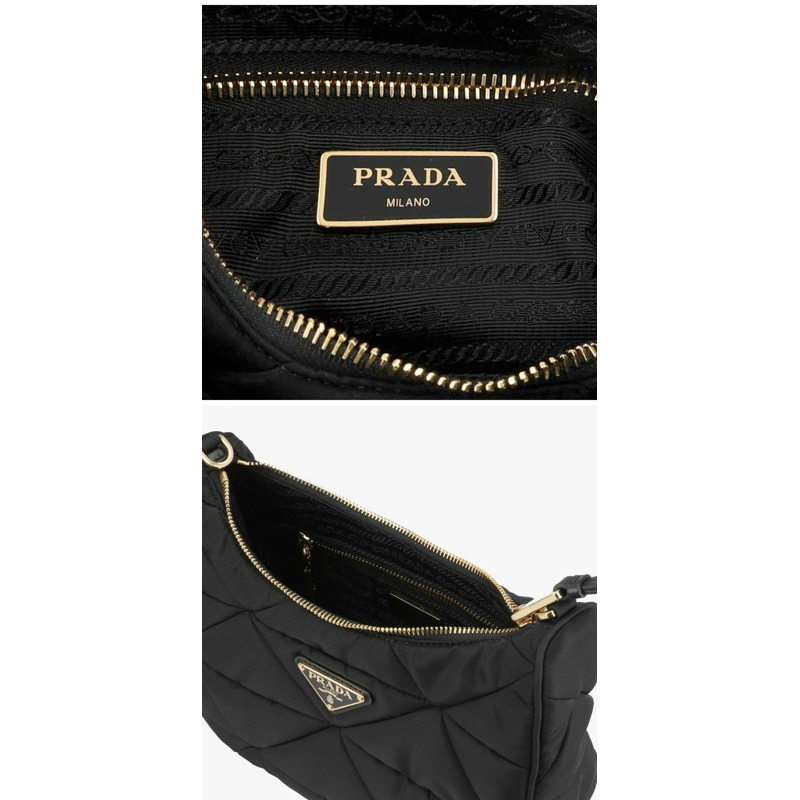 PRADA Re-Nylon 襯墊 Logo 女士單肩包 1BC151 RDJN F0632-8