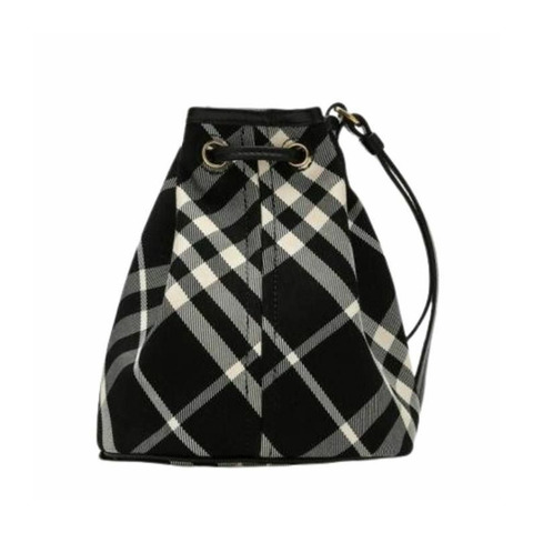 BURBERRY 迷你格紋水桶包 8095057