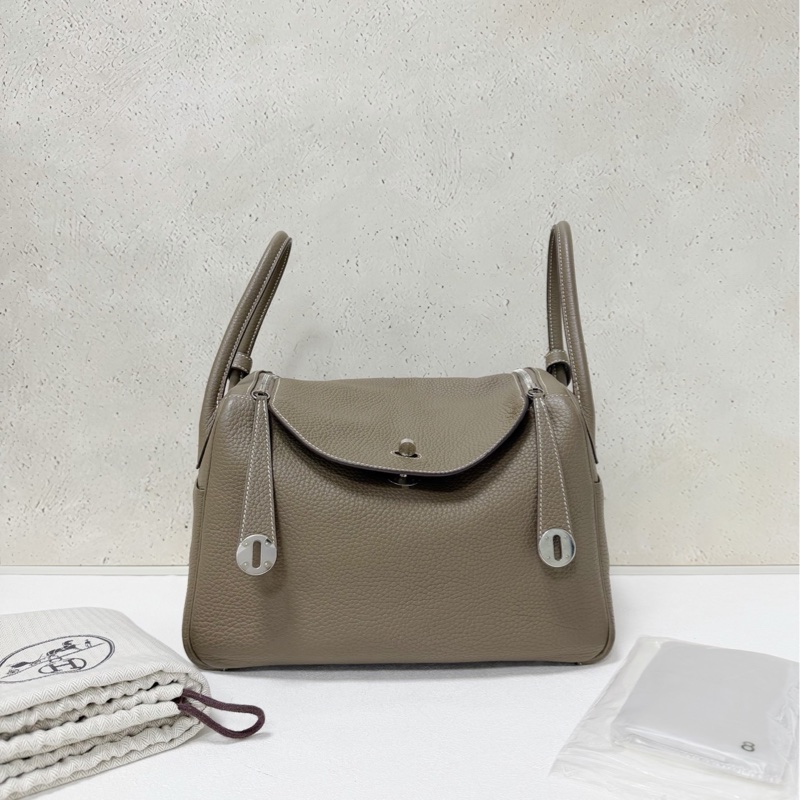 Hermes Lindy 30 大象灰銀扣-0