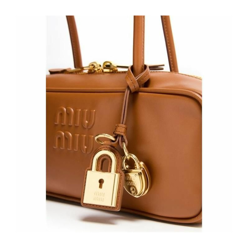 MIU MIU 皮革蝴蝶結小包 5BB173 2CRW F0046-3