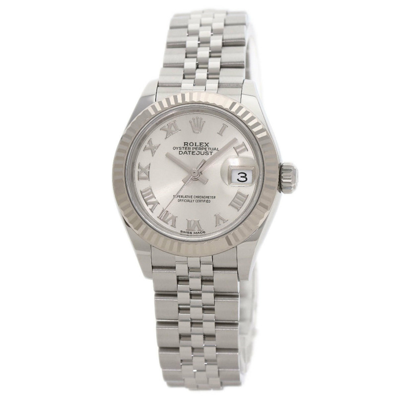 勞力士 279174 Datejust 28 女士腕錶，不鏽鋼/SS/18K 白金款-0
