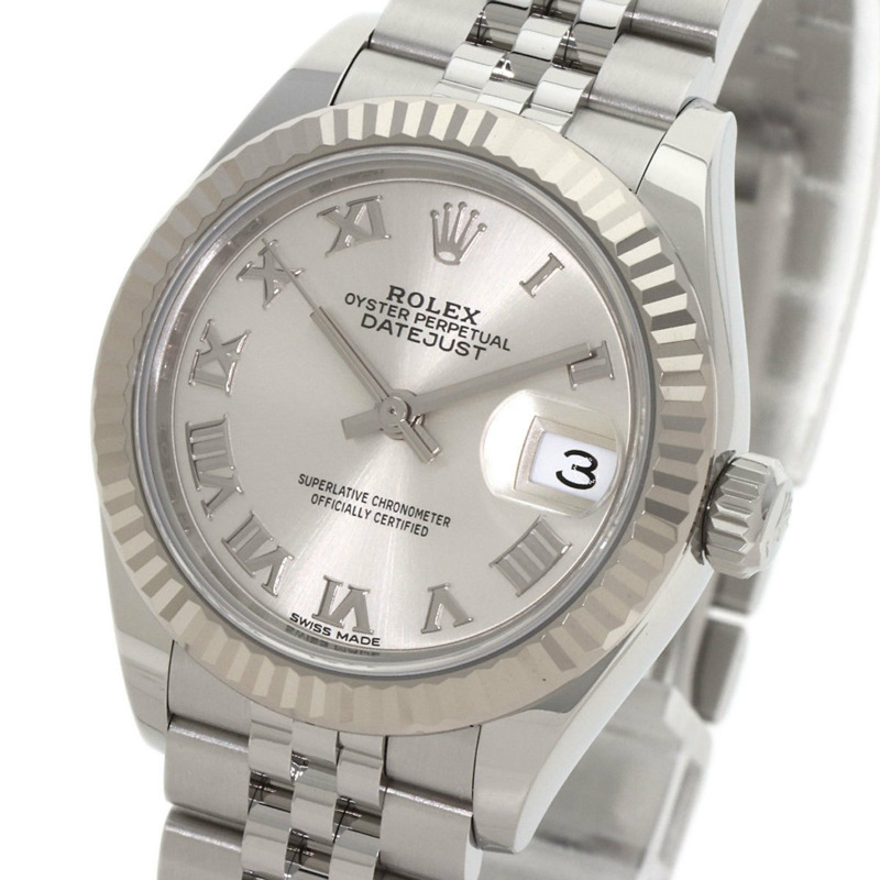 勞力士 279174 Datejust 28 女士腕錶，不鏽鋼/SS/18K 白金款-2