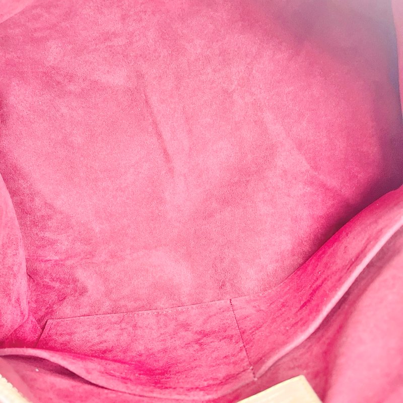 LV 限量絕版鉚釘白三彩波士頓手提肩背包 34×22×17 99新配件塵袋-5