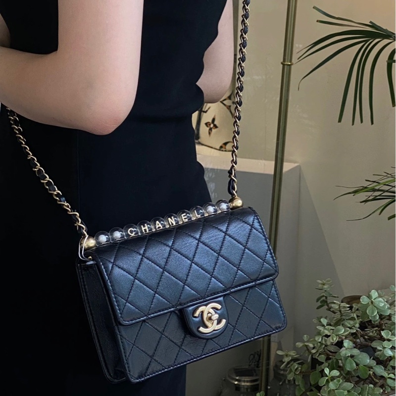 ✨Chanel 黑金珍珠cf 有保卡 季節限量🖤-1