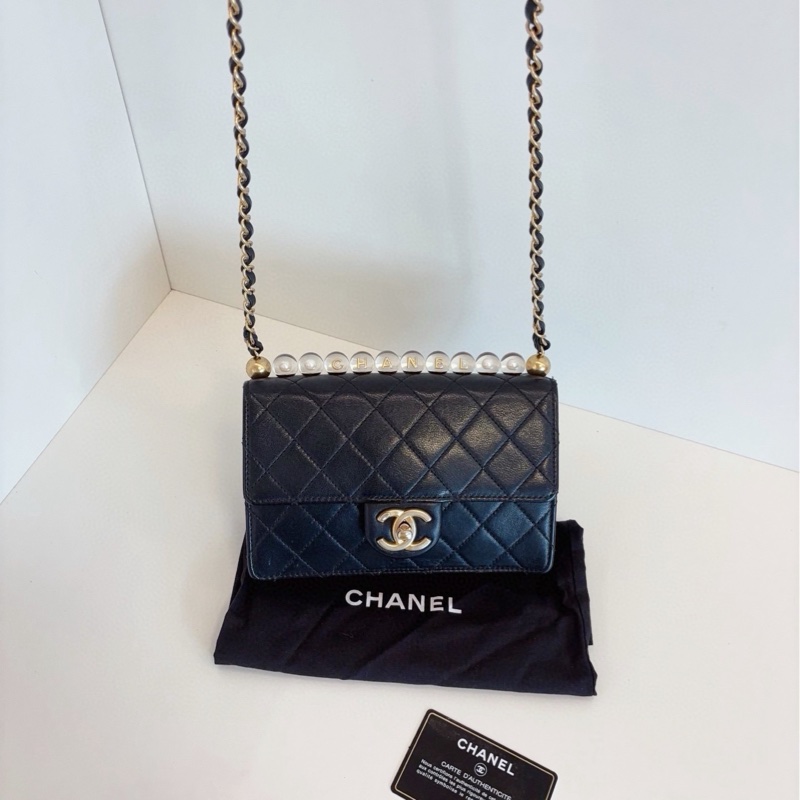 ✨Chanel 黑金珍珠cf 有保卡 季節限量🖤-8